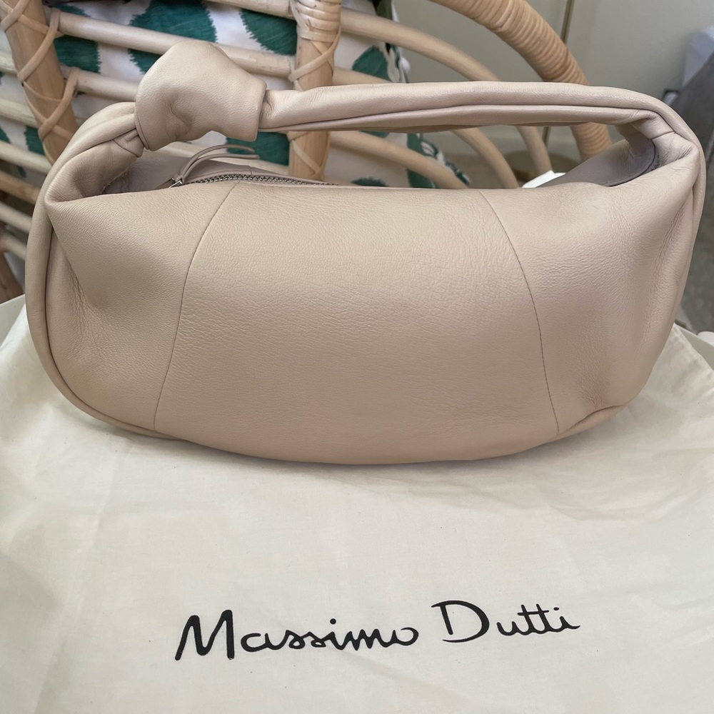 Massimo Dutti Nappa Leather Croissant Bag (2021 Limited Edition Collection)
